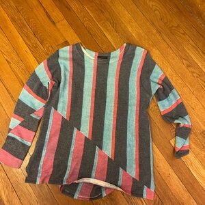 Nally & Millie Multicolor Striped Sweater